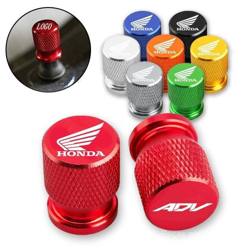 Acessórios de Motocicleta em Liga de Alumínio para Honda GM, Tampa de Válvula de Pneu Modificada OPY0 FAEK C7C2