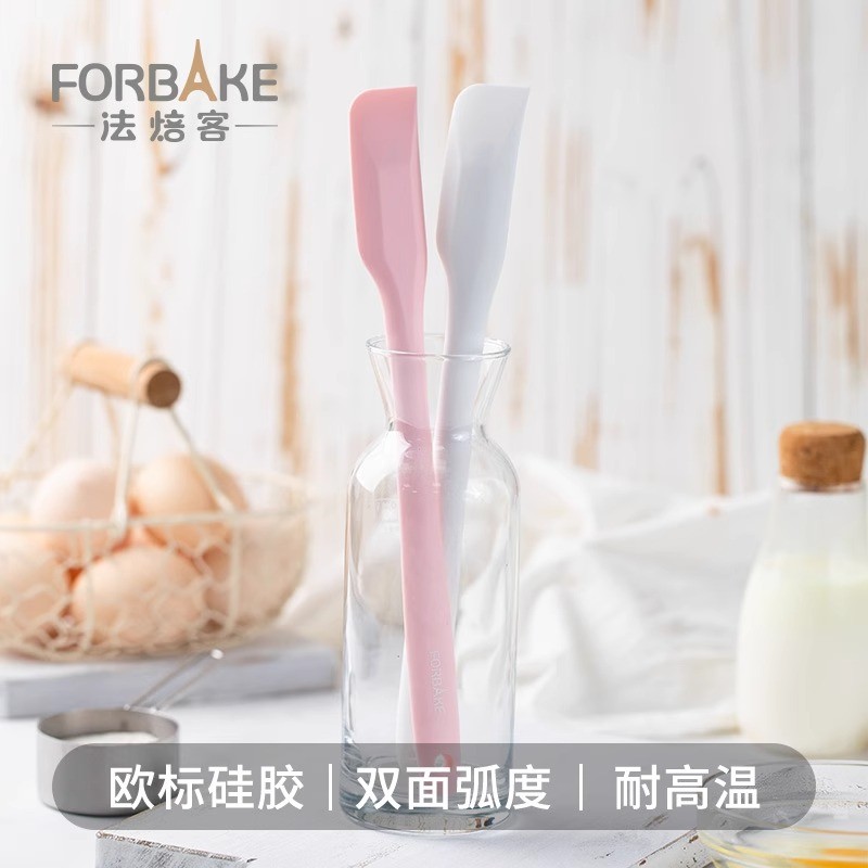 Espátula de padeiro francês espátula de Silicone integrada bolo creme mexendo faca Jam espátula ferramentas de cozimento
