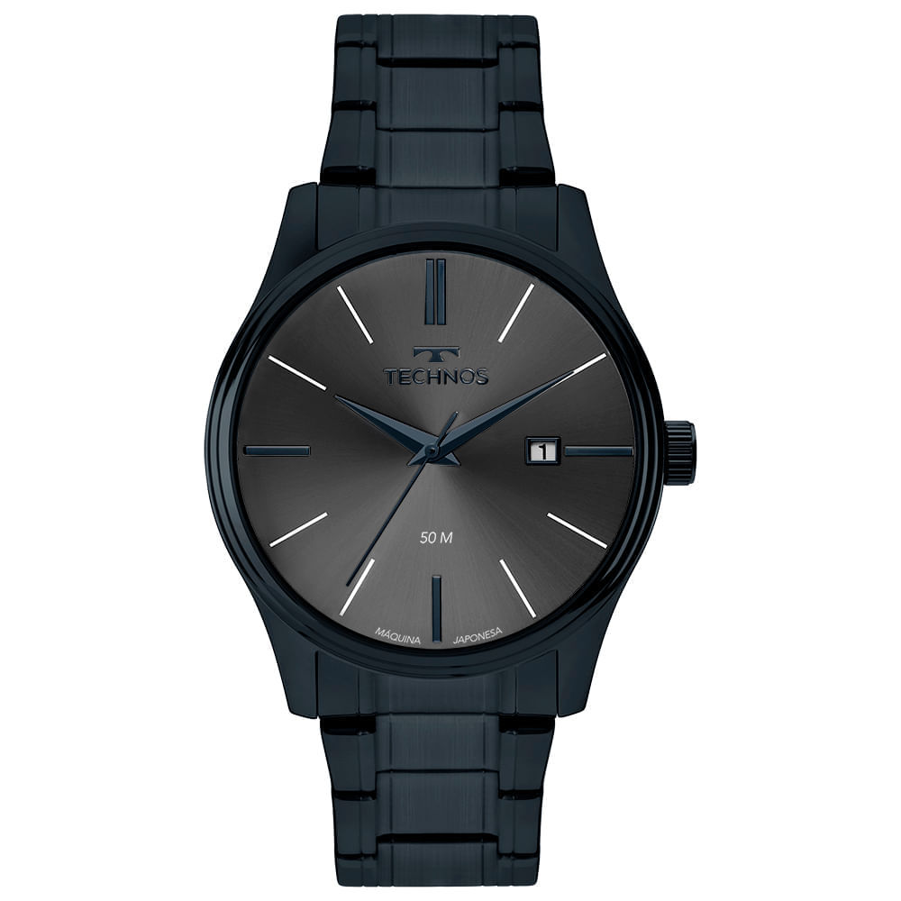 Relógio Technos Masculino Steel Azul - 2115UBT/1F