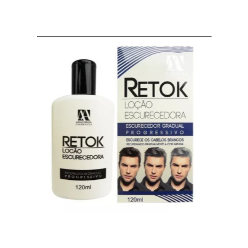 Loção Escurecedora Capilar Retok Anaconda 120 Ml