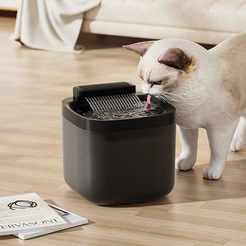 Bebedouro USB para Animais de Estimação de 3L com Bomba e Filtro, Dispensador de Água para Gatos com Proteção Contra Que