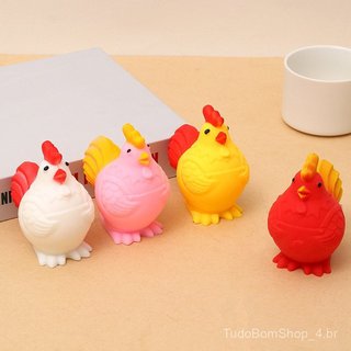 Brinquedo de apertar deformável em forma de animal para alívio do estresse, brinquedo de pegadinha, brinquedo de galo pa