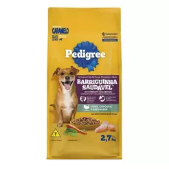 Ração Pedigree Barriguinha Saudável Adulto para Raças Pequenas Peru 2,7Kg