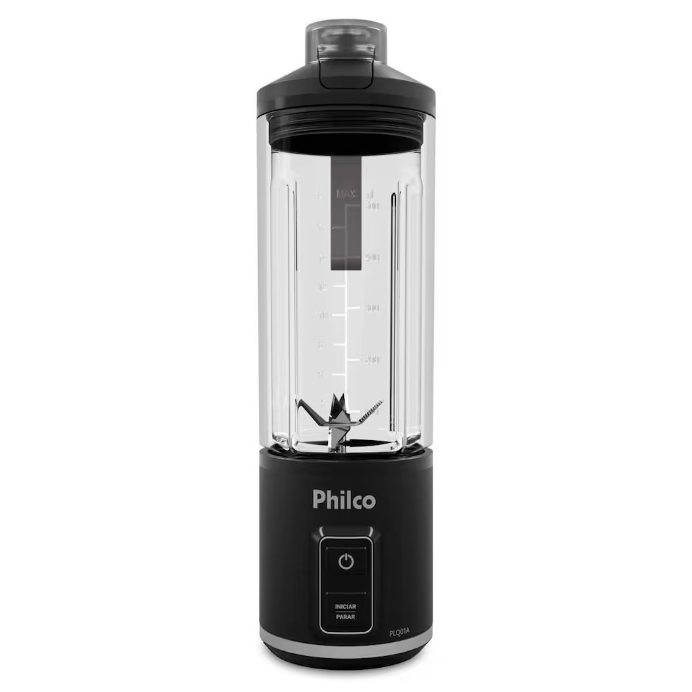 Liquidificador Portátil PLQ01A 700ml 120W Sem Fio Philco