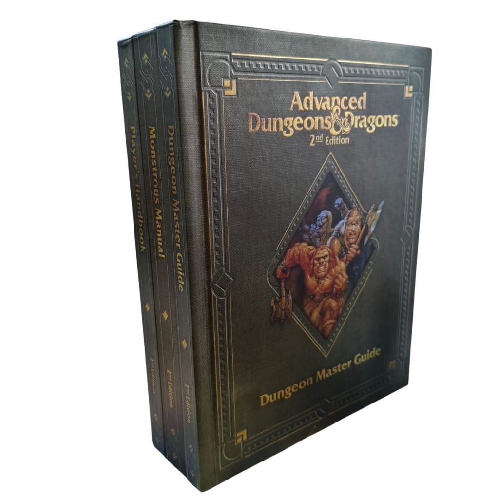 LIVRO RPG - Advanced Dungeons e Dragons 2nd Edition Premium - 3 Volumes
