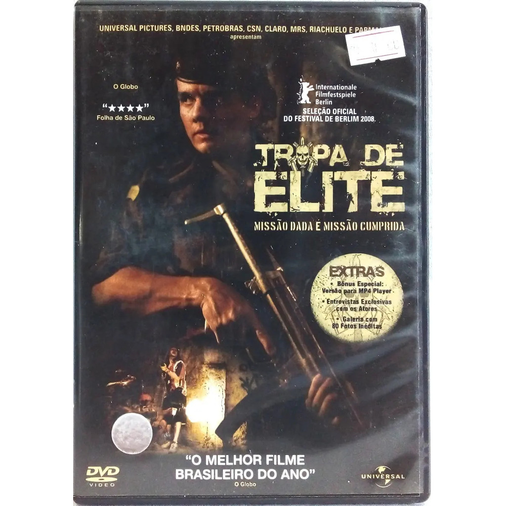 Tropa De Elite Missão Dada É Missão Cumprida Dvd Filme