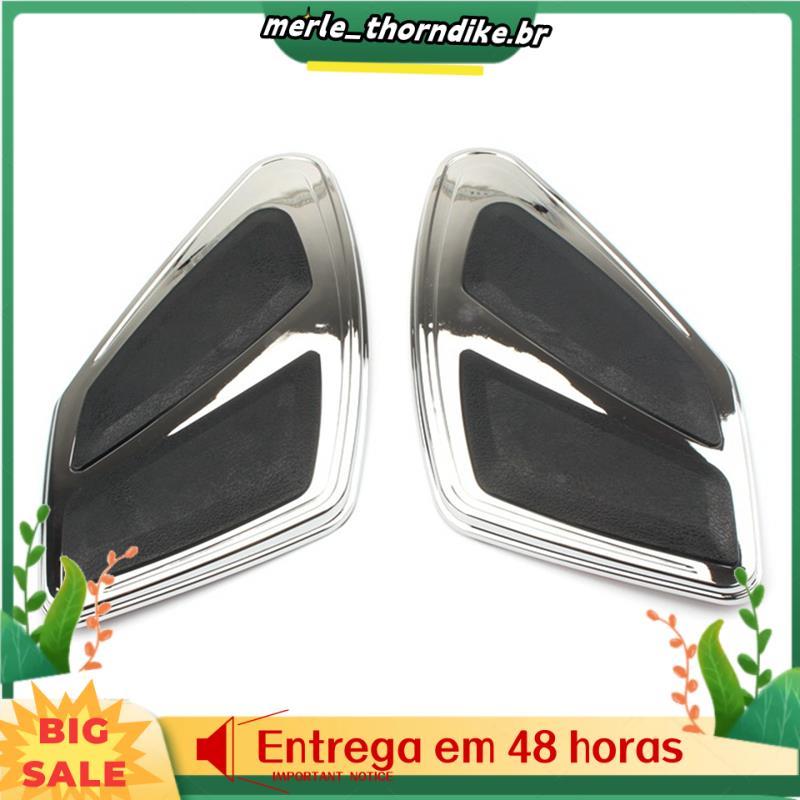 Joelheira Para Goldwing GL1800 F6B 12-19 Motocicleta Lateral Tanque Almofadas Protetor Adesivos Decoração Galvanizada