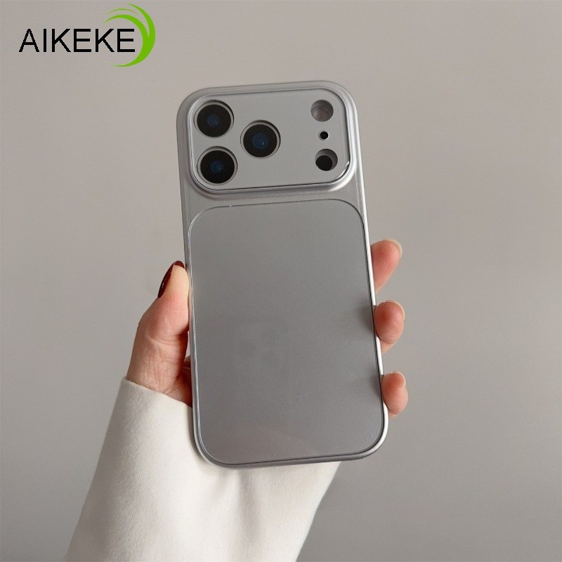 Capa De Telefone Prateada Minimalista Para Samsung Galaxy A27 A37 A36 M36 F36 A35 A34 A33 A32 M32 A31 A26 A25 A24 A23 A2
