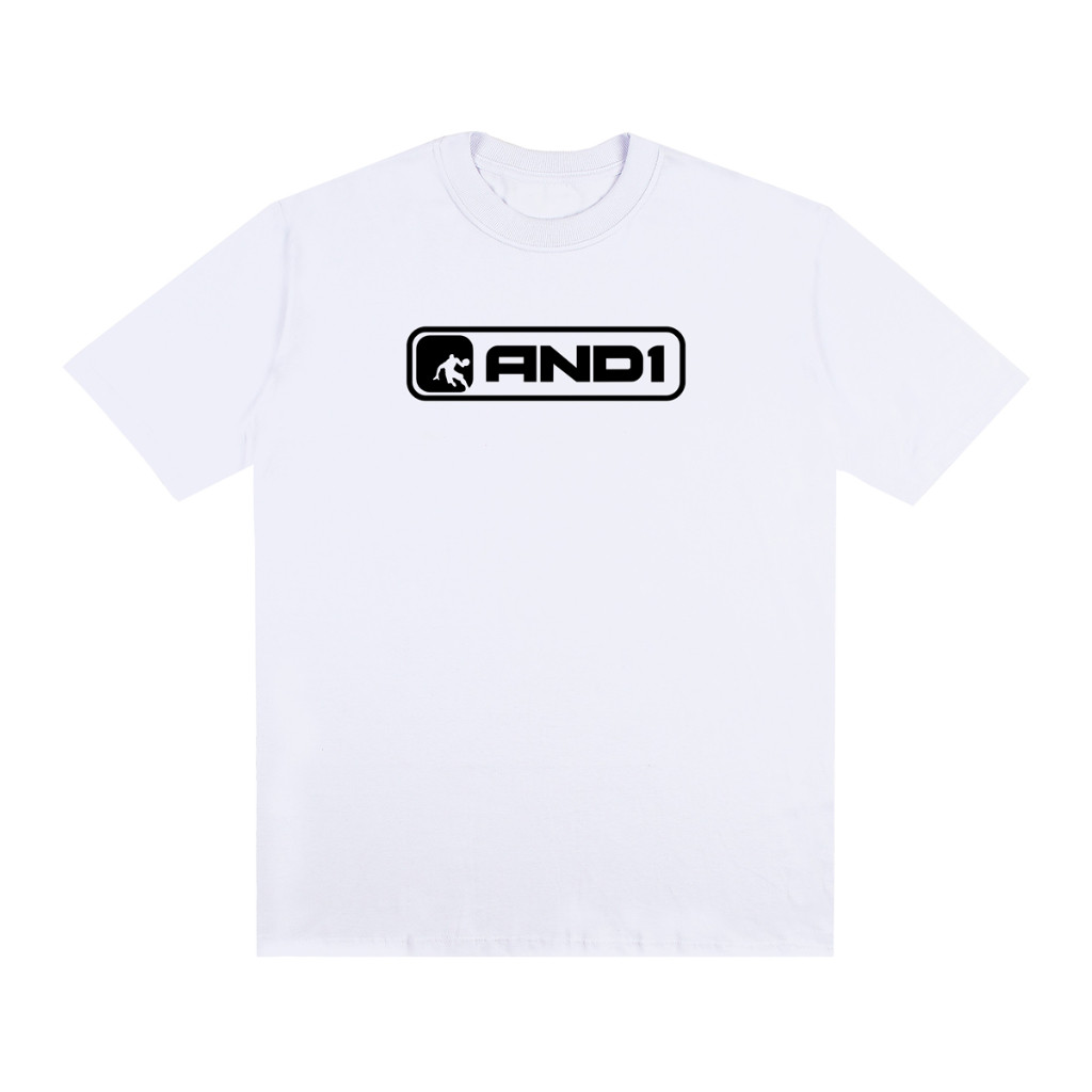 Camiseta Streetwear AND1 Streetball Basquete de Rua  Estampada Camiseta Oversized Algodão Sports