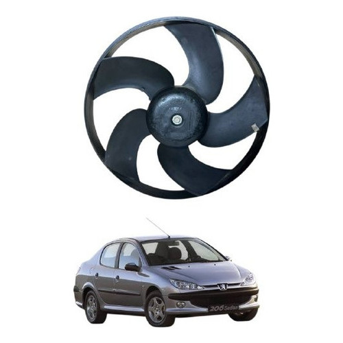 Motor Ventoinha Radiador Peugeot 206 1.0 2006 2008 Usado