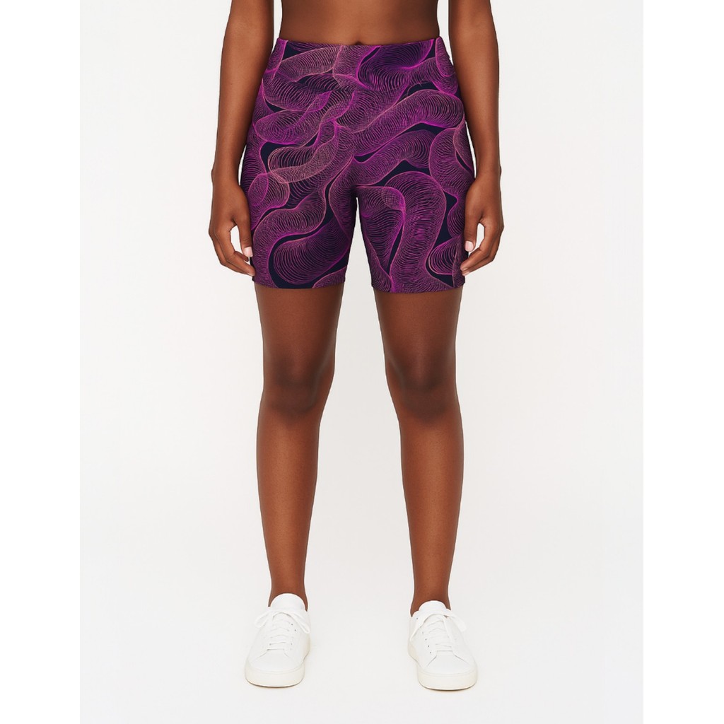 Combo 3 Shorts Estampados Feminina Fitness Moda Verão Academia Ginástica Lazer Treino Funcional