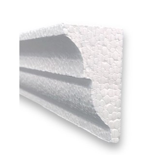 Moldura de isopor 10MT Sanca de Teto Rodateto moldura de teto. em Oferta na Shopee