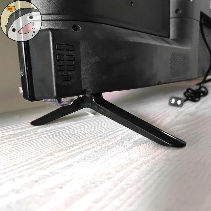 Maud 1 Par Base De Televisão Mesa Suporte Pernas Pedestal Substituição Montagem Perna Plástico Pés Universal Pé EN