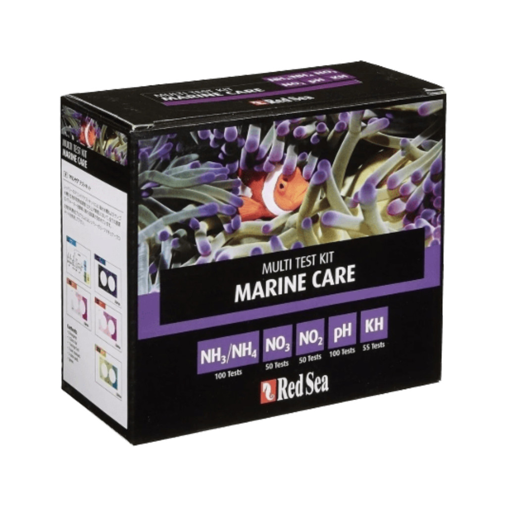 TESTE RED SEA MARINE MULTI TEST KIT MARINE CARE (NH3NH4/NO2/NO3/PH/KH)