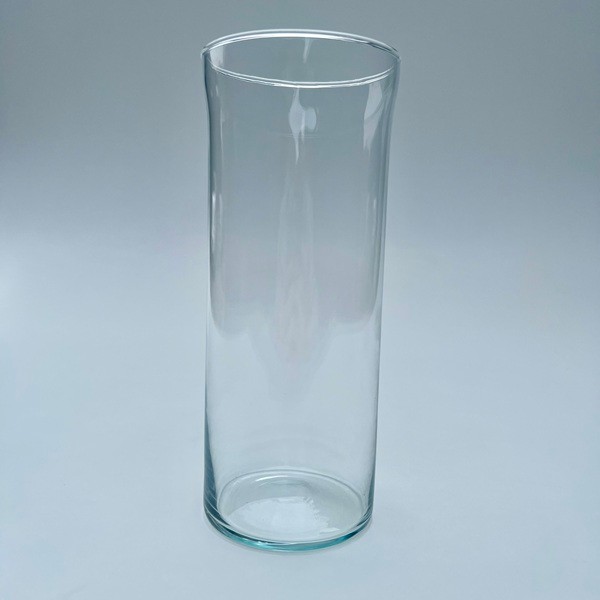 Vaso Tubo Vidro Cilíndrico Decoração Castiçal Vela Arranjo 09x22 Cm 10UNI