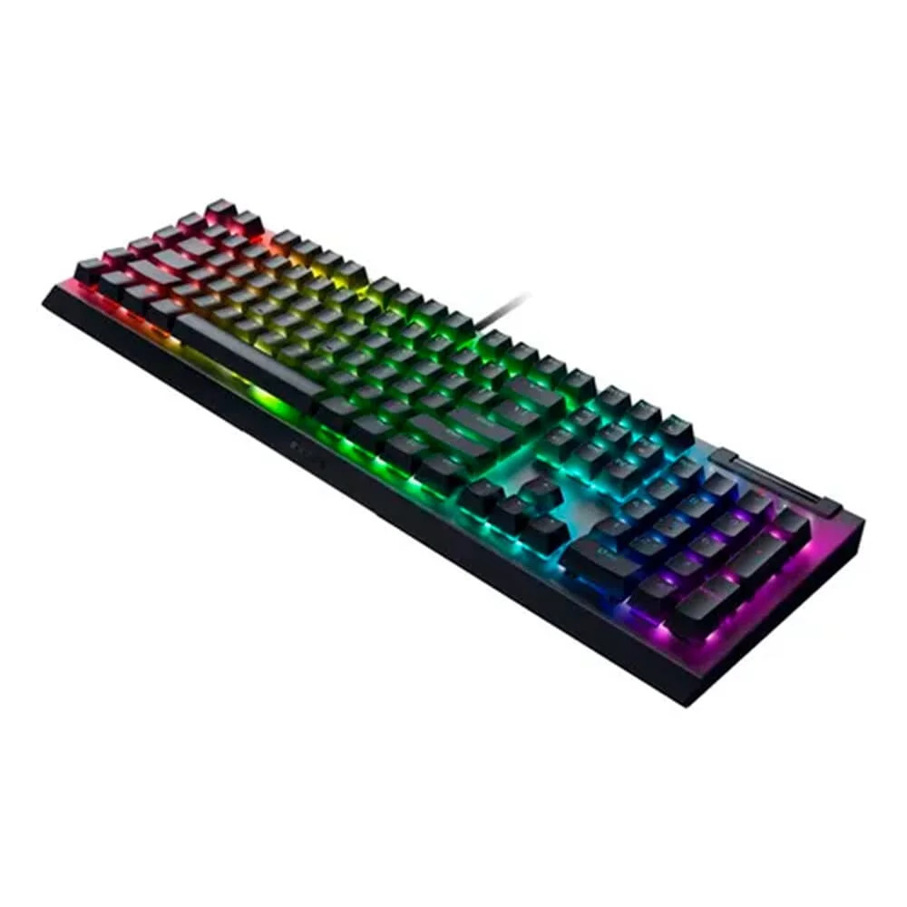 Teclado Mecânico Gamer Razer Blackwidow V4 X, Chroma RGB, Switch GREEN, Preto - RZ03-0470…