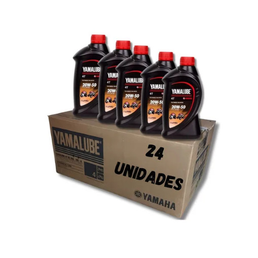 Caixa 24 Litros Óleo Yamalube Yamaha Mineral 4t 20w50 Cx 24 Litros