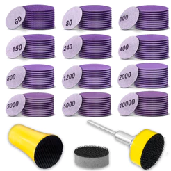 Kit Disco de Lixa 25mm Micro Retífica 124 Pçs Base Aderente