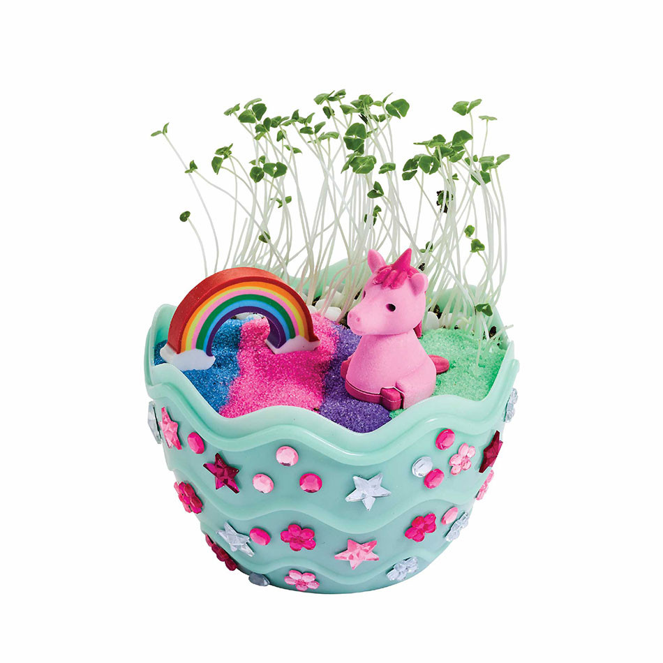 Detalhes do Mini Jardim Mágico Unicórnio Creativity for Kids 6242900 Faber-Castell