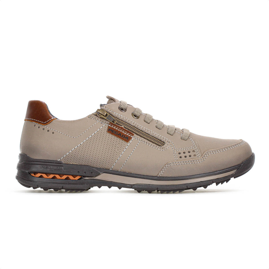 Sapatênis Pegada Gold 11486104 Marrom Areia - Masculino