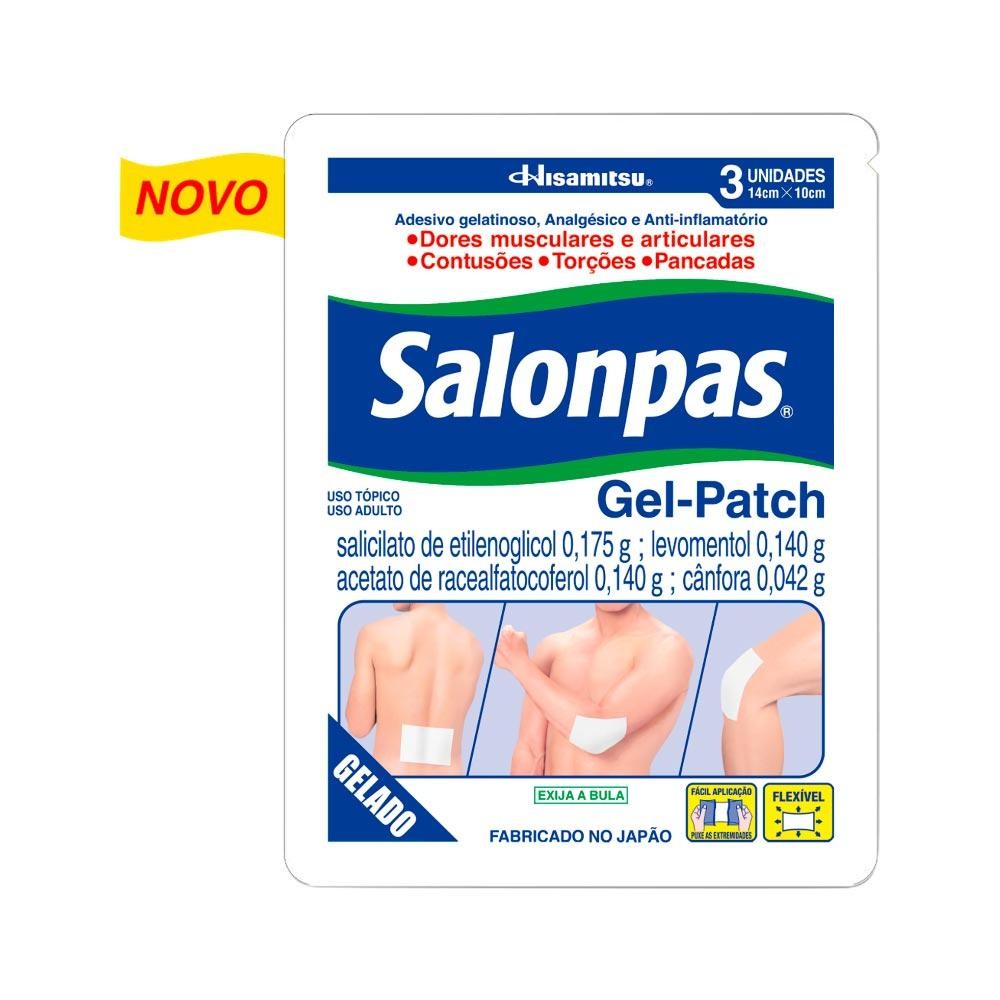 SALONPAS COM 3 ADESIVOS 0,175+0,14+0,14+0,42G em Oferta na Shopee