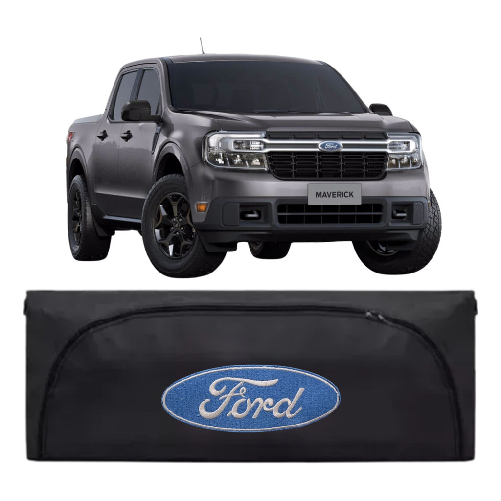Bolsa Maleiro 380 Litros Impermeável para Caçamba Nova Ford Maverick 2025/26 Bordada
