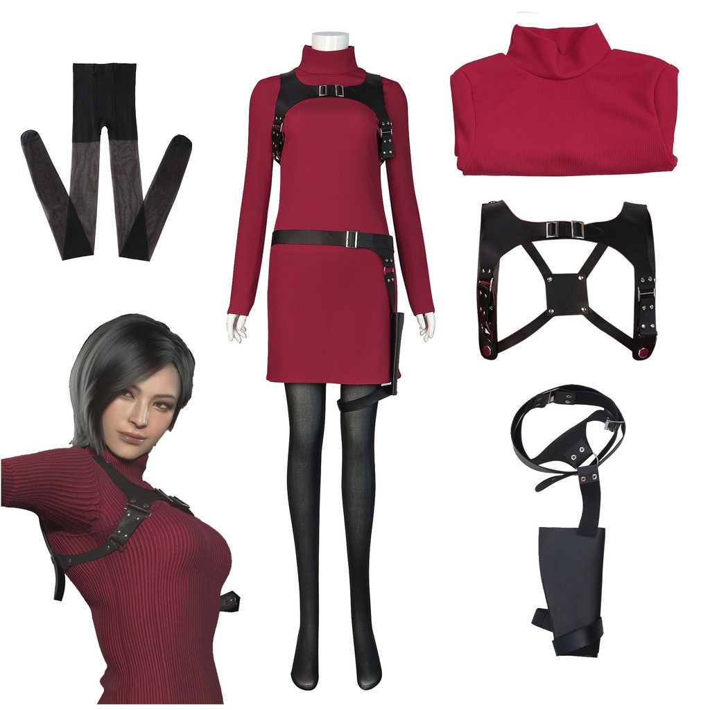 2025 Resident Evil 4 Ada Wong cosplay Traje Remake Ada Wong Ada Wong fantasia cosplay