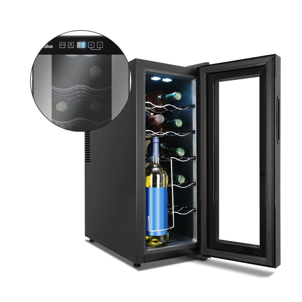Adega Philco PAD12E 12 Garrafas 35L Temperatura Ajustável Bivolt Display Digital em Oferta na Shopee