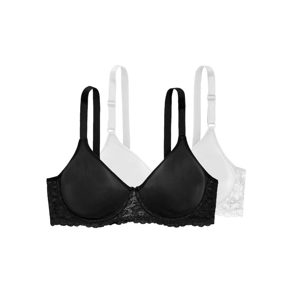 Kit com 2 Sutiãs com Aro e sem Bojo W Triumph Brigitte 24785 Taça B