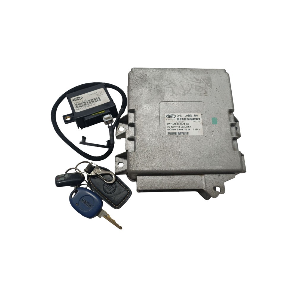 Módulo injeção antena chave Fiat palio 1.6 16v gas kit code