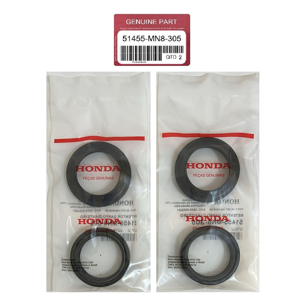 Retentor Guarda Pó Honda Cb600 Hornet 2006 2007 2008 Par Nok