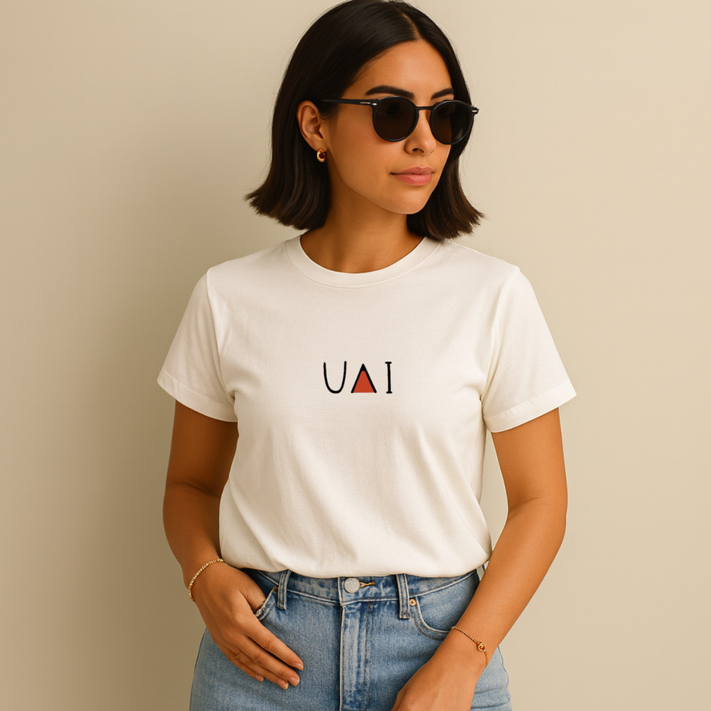 T-Shirt Baby Look Blusinha Feminina Uai em Oferta na Shopee