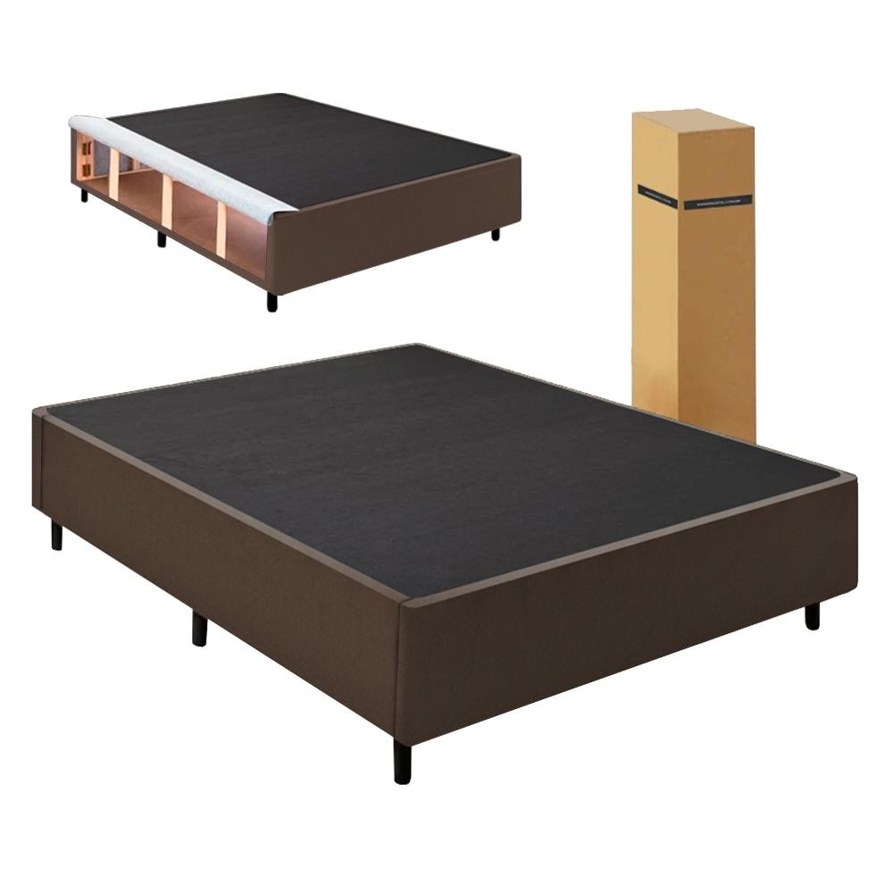 Cama Box desmontável com Baú Lateral Queen para Colchão de 1,58m Sider em Oferta na Shopee