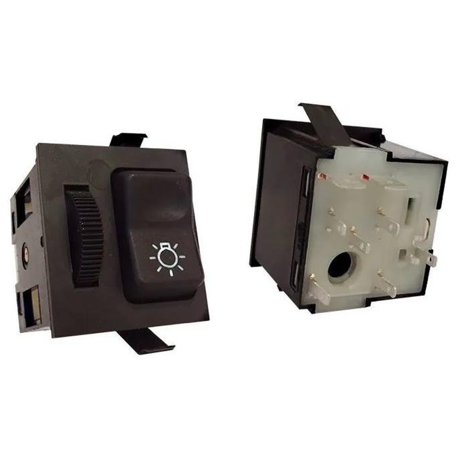 Botão Chave Tecla Farol Mercedes Benz 1620, 1720, 1634, 1938 - 1996 até 2011 (Reostato 24V) em Oferta na Shopee