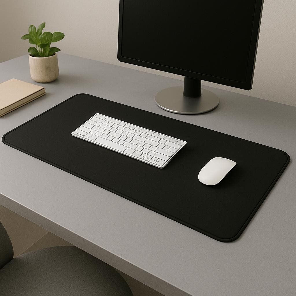 Mouse Pad Gamer Base Emborrachada Speed Personalizado Preto Confortável