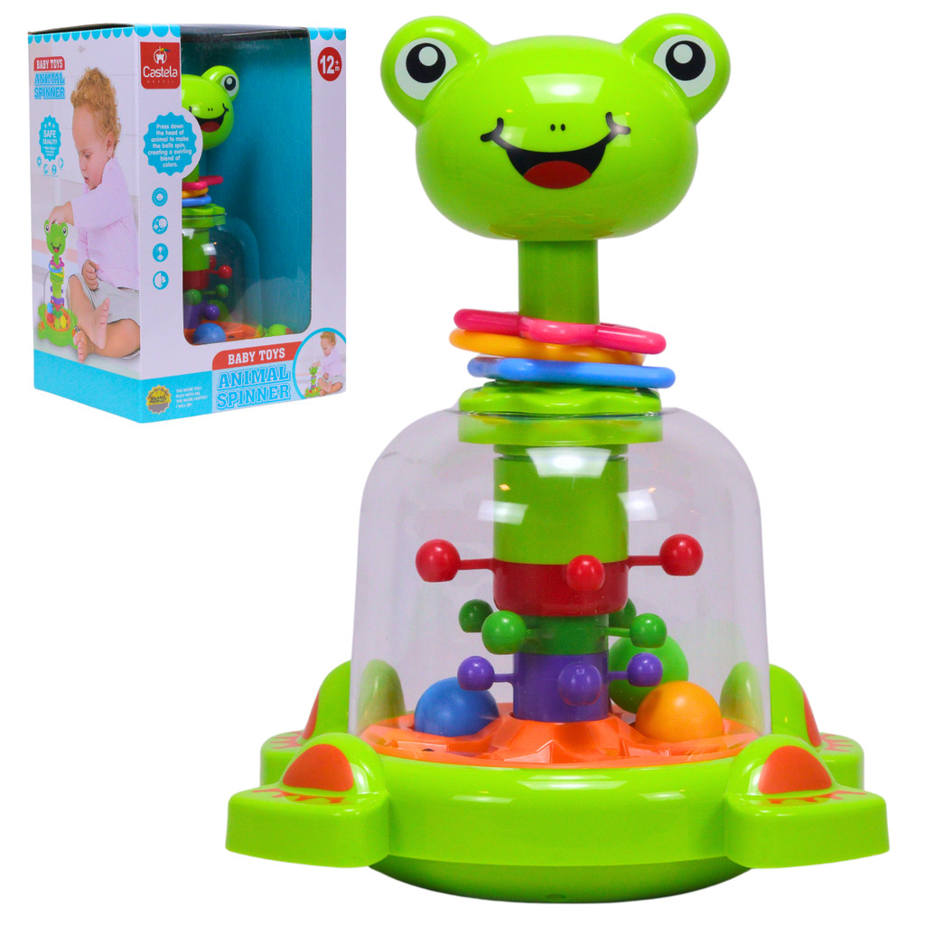 Brinquedo Didático Sapinho Chocalho Interativo - Castela