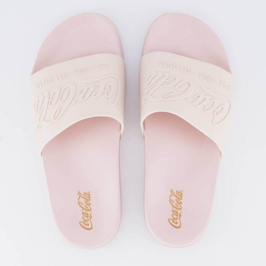 Chinelo Coca Cola Slide Coke Bold Feminino Rosa Claro em Oferta na Shopee