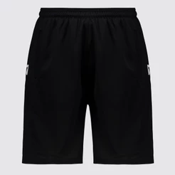 Shorts Kappa Ahora Pro Seven Com Bolso I Preto