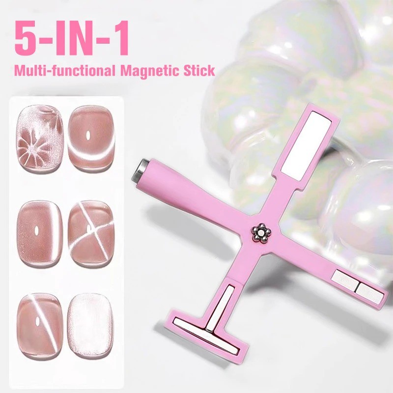 Imã 6 em 1 Para Esmalte em Gel 6 Efeitos incríveis Diferentes Nail Designer Manicure
