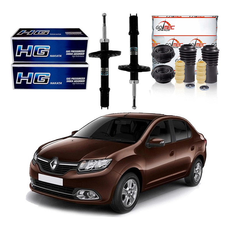 Kit Amortecedor Dianteiro' Logan 1.0 1.6 2014 A 2020 em Oferta na Shopee