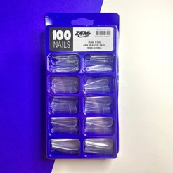 Kit c/100 Unha Postiça Bailarina Zem Nail Acrigel Encapsuladas Art Nail Designer