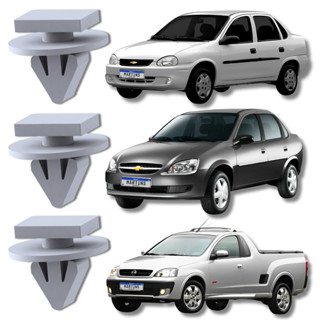 Kit 10 Grampo Presilha da Moldura do Paralama Dianteiro e Traseiro Corsa Montana 2002 a 2012 em Oferta na Shopee