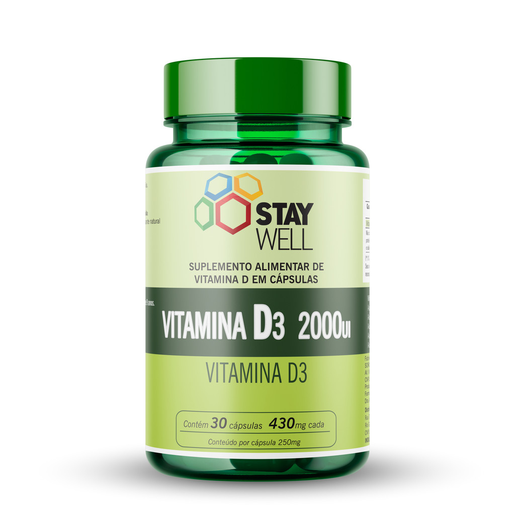 Vitamina D3 30 Cápsulas - Stay Well