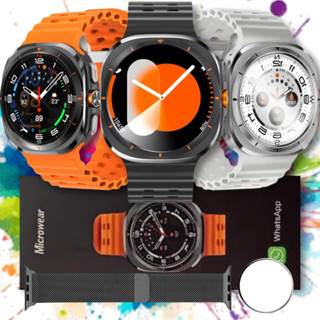 Smartwatch MA27 Relogio Inteligente Galaxy Watch Ultra GPS NFC Whatsapp Chat GPT Microwear Original em Oferta na Shopee