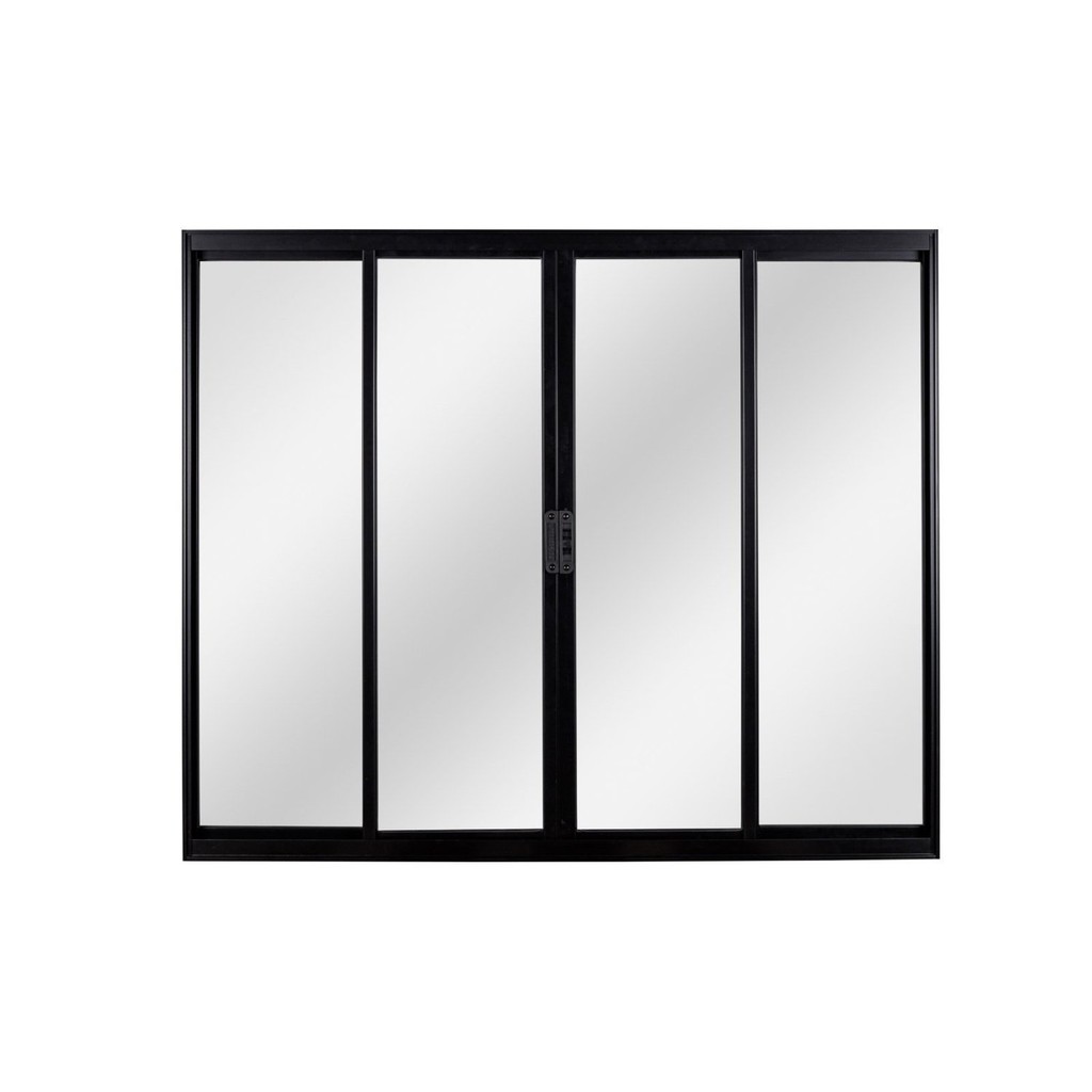 Janela de Alumínio de Correr 100x120x6cm 4 Folhas Vidro Liso Ecosul Esquadrisul 100cm x 120cm x 6cm em Oferta na Shopee