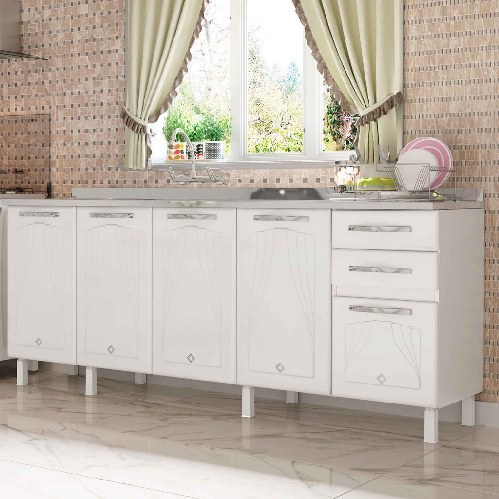 Gabinete para Cozinha em Aço: Onde Comprar | BuscaProdutos