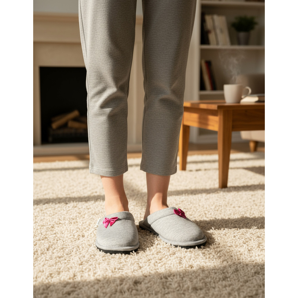 Pantufa Feminina Chinelo  Quarto Antiderrapante Confortável Quentinha