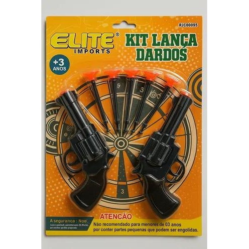 Conjunto de Lançadores de Dardos com Duas Pistolas