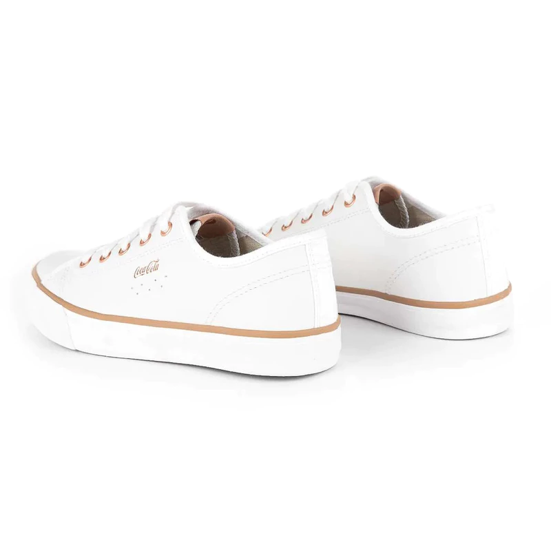 Tênis Feminino Coca Cola Stream Leather Casual Confortável de Couro — foto 2