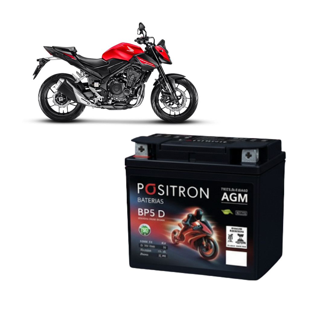 Bateria Para Motocicletas Positron 12v 5a Biz Titan Fan Bros em Oferta na Shopee